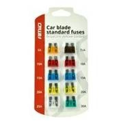 Bezpieczniki płytkowe - komplet 10szt