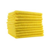 Mikrofibra do polerowania 40x40cm 320gsm - kolor żółty zestaw 10szt