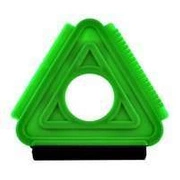 Skrobaczka do szyb trójktną z gumką 3w1