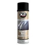 K2 Pro lakier akrylowy rally czarny mat spray 500ml