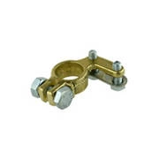 Klema mosiężna  ( + ) 1szt