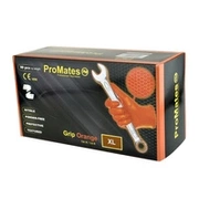 Rękawice nitrylowe Grip Black Pomarańczowe "XL" - opakowanie 90 szt
