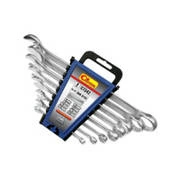 Corona klucze płasko-oczkowe polerowane 8 szt 6-22 mm