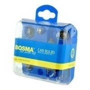 Żarówka samochodowa Bosma 12V H7 zapasowy komplet bezpieczniki + żarówki pomocnicze