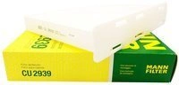 Filtr kabinowy Mann CU2939 AUDI VW SEAT SKODA TDI