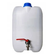 Pojemnik plastikowy na wodę z metalowym kranem 20L